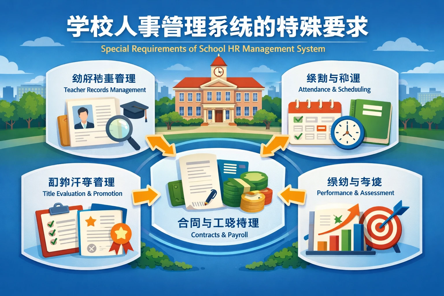 学校人事管理系统的特殊要求