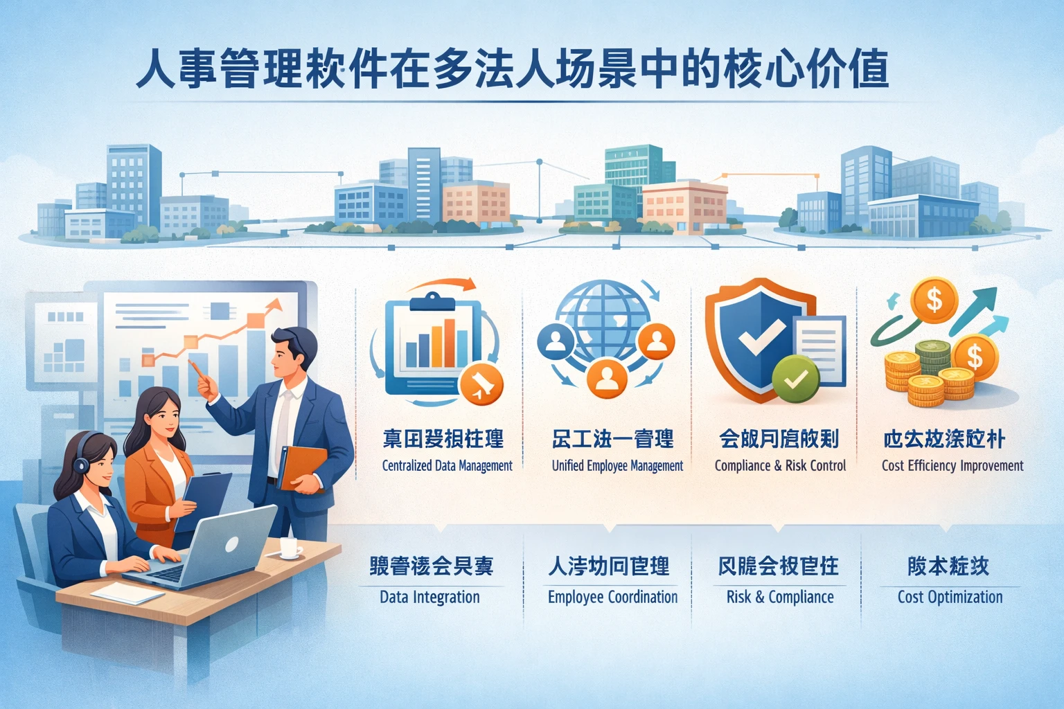 人事管理软件在多法人场景中的核心价值