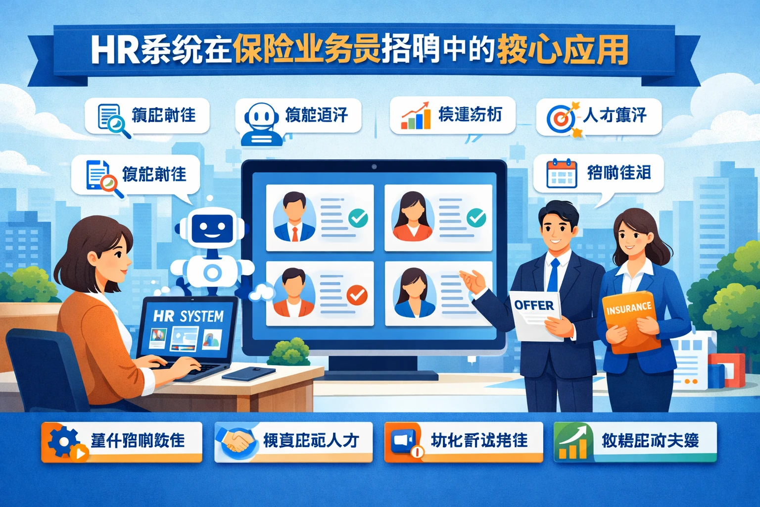HR系统在保险业务员招聘中的核心应用