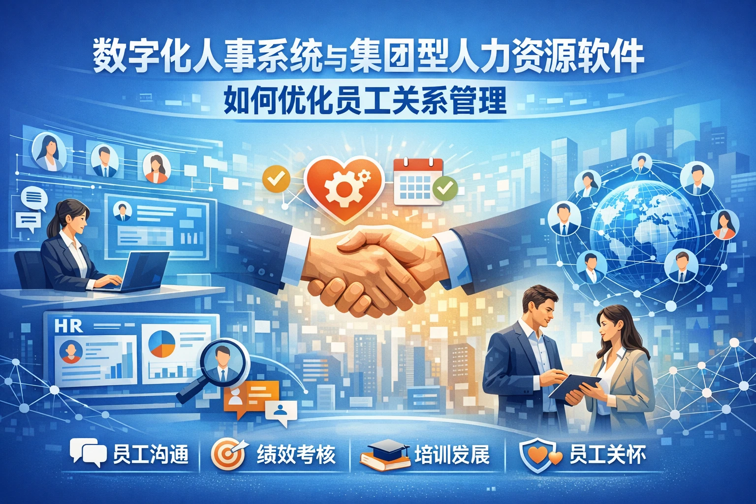 数字化人事系统与集团型人力资源软件如何优化员工关系管理