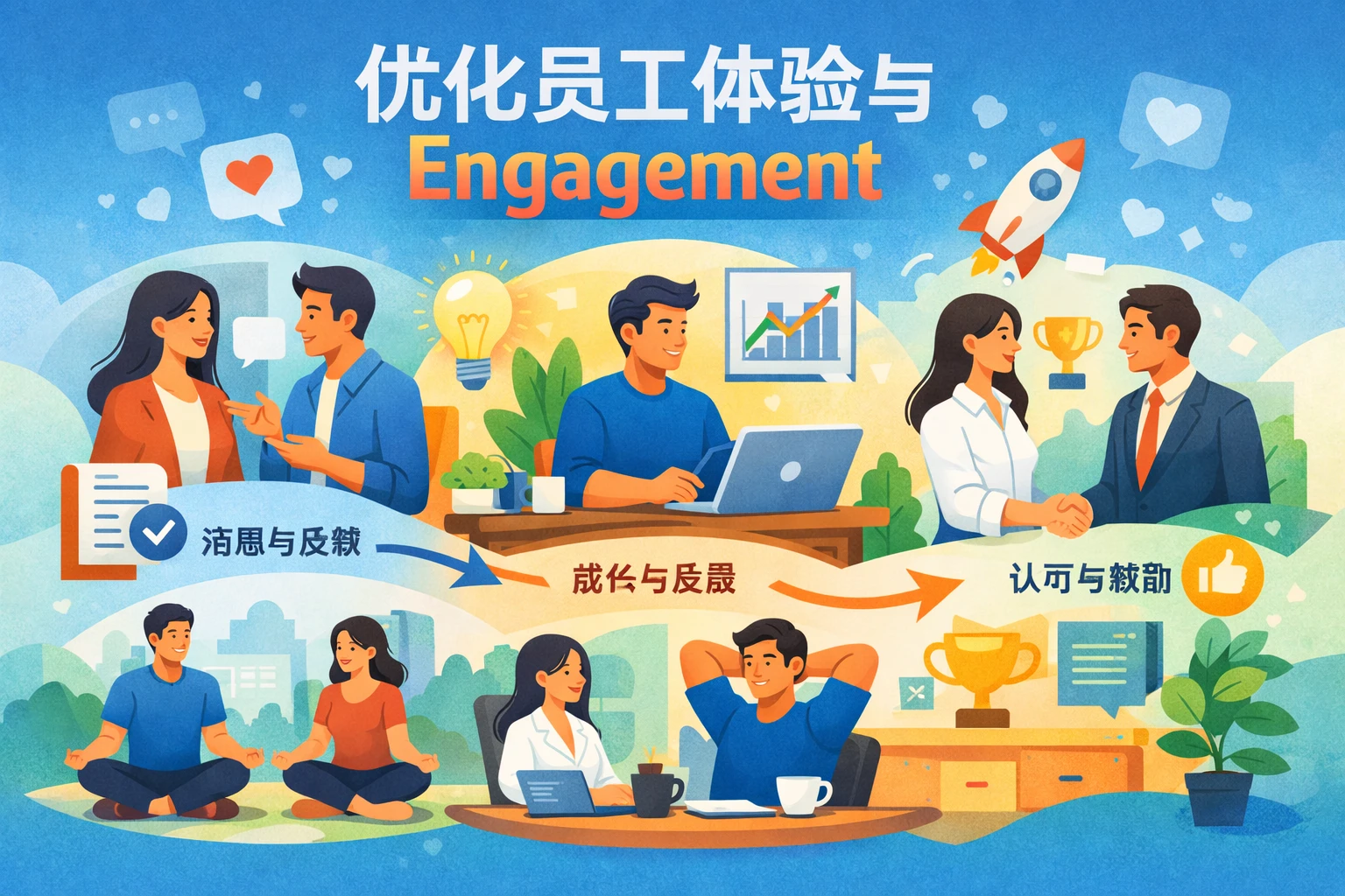 优化员工体验与 engagement