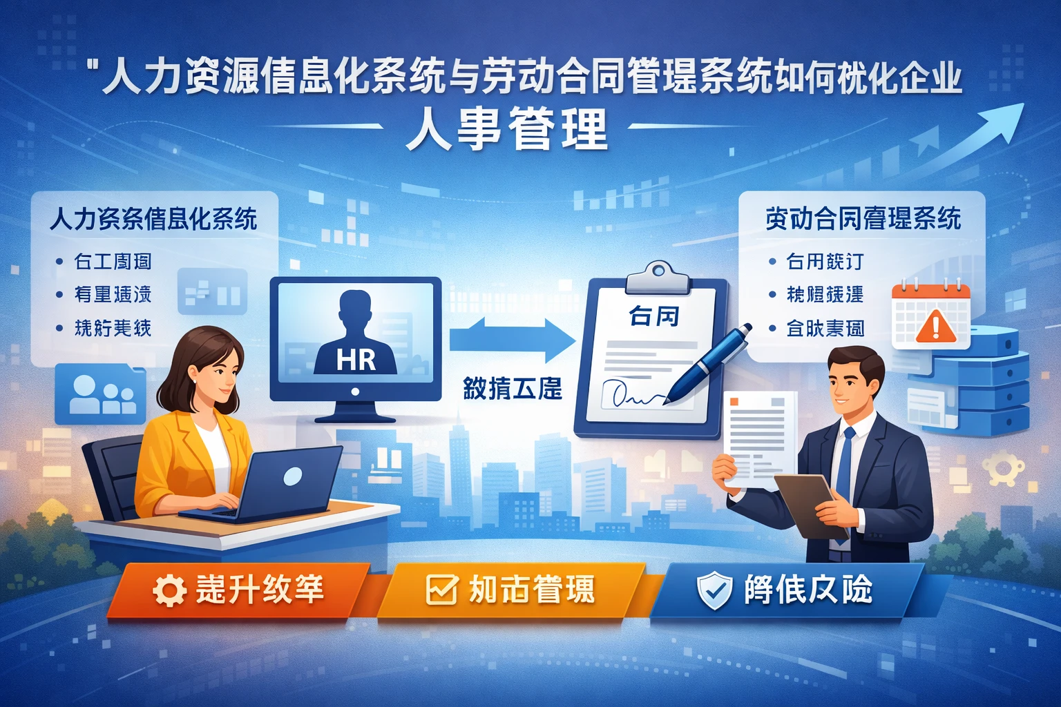 人力资源信息化系统与劳动合同管理系统如何优化企业人事管理