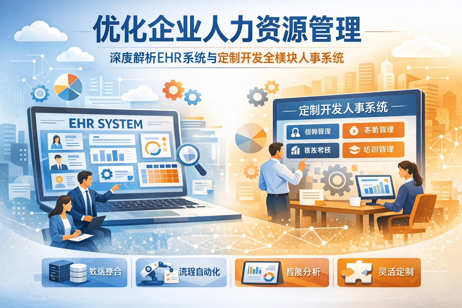 优化企业人力资源管理：深度解析EHR系统与定制开发全模块人事系统