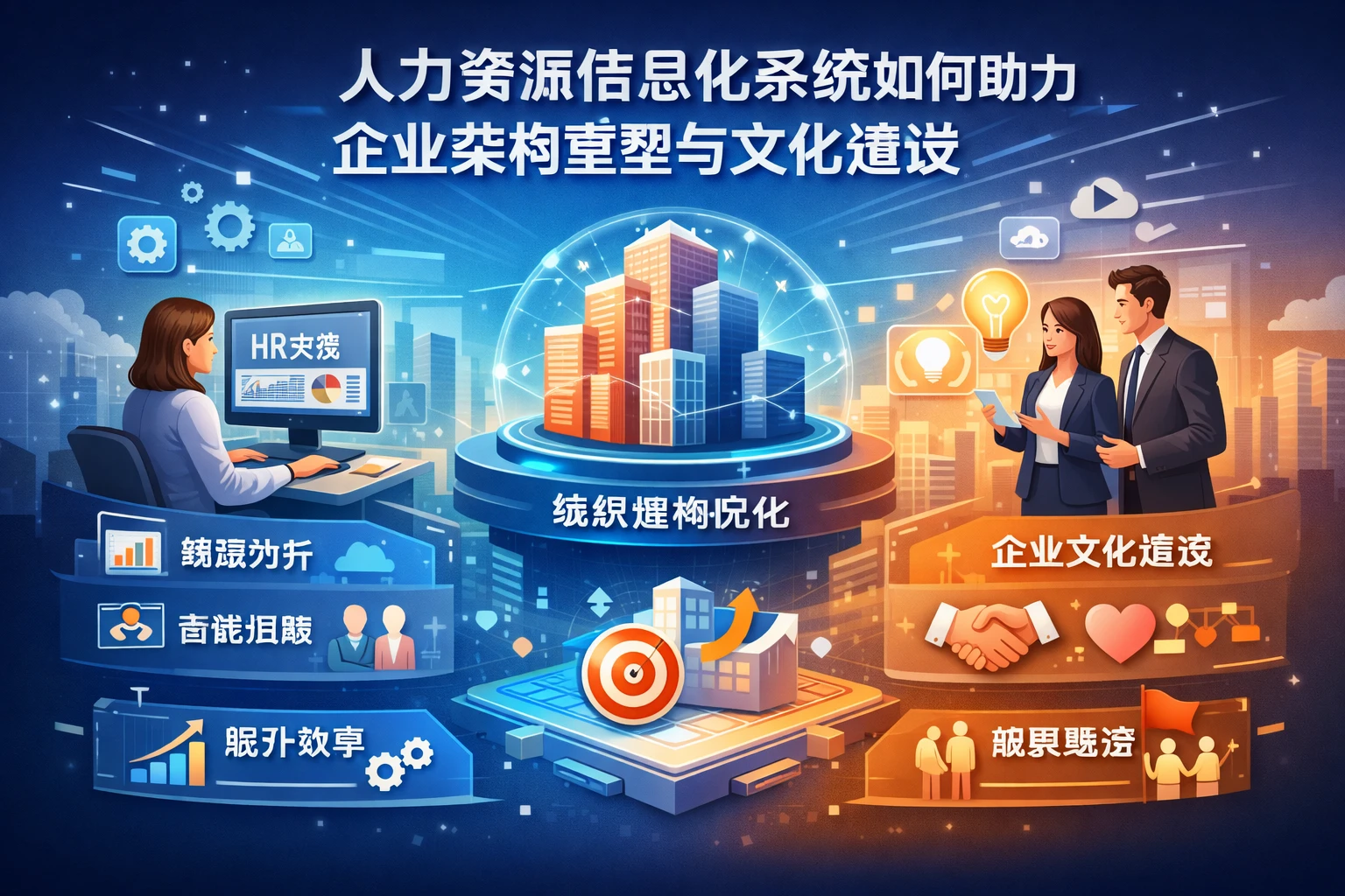 人力资源信息化系统如何助力企业架构重塑与文化建设