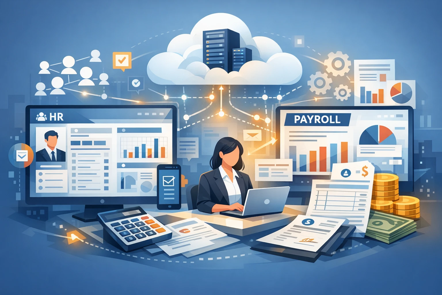 现代企业高效管理：人事管理软件、薪资核算系统与云端人事管理系统的整合应用