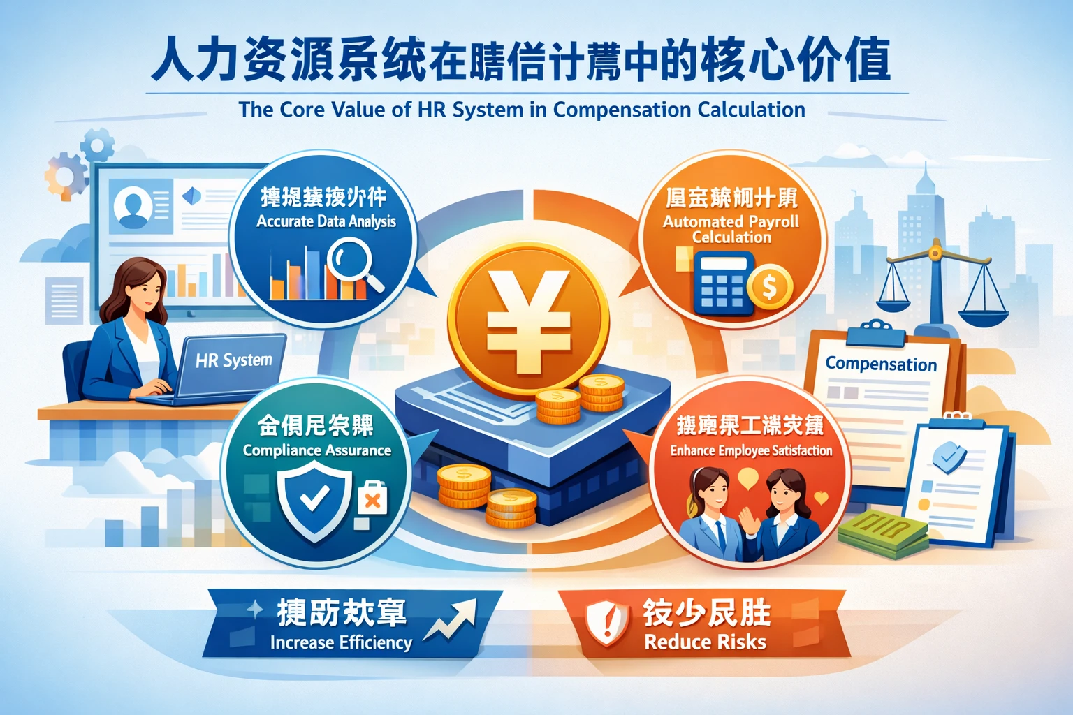 人力资源系统在赔偿计算中的核心价值
