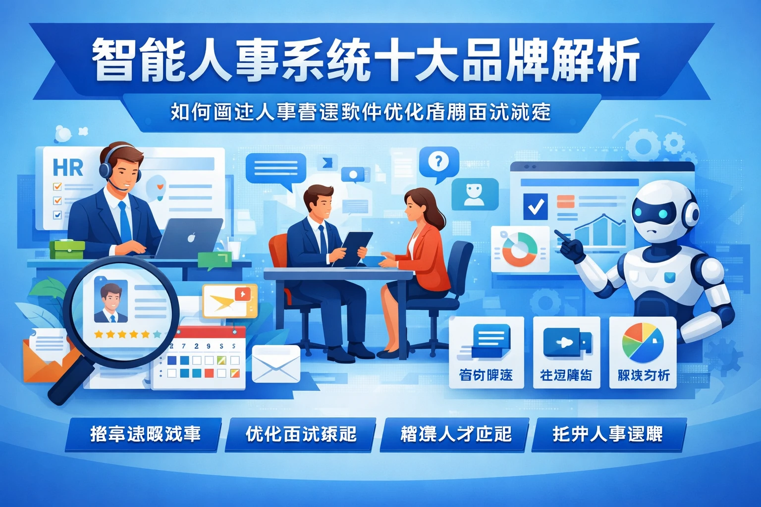 智能人事系统十大品牌解析:如何通过人事管理软件优化招聘面试流程
