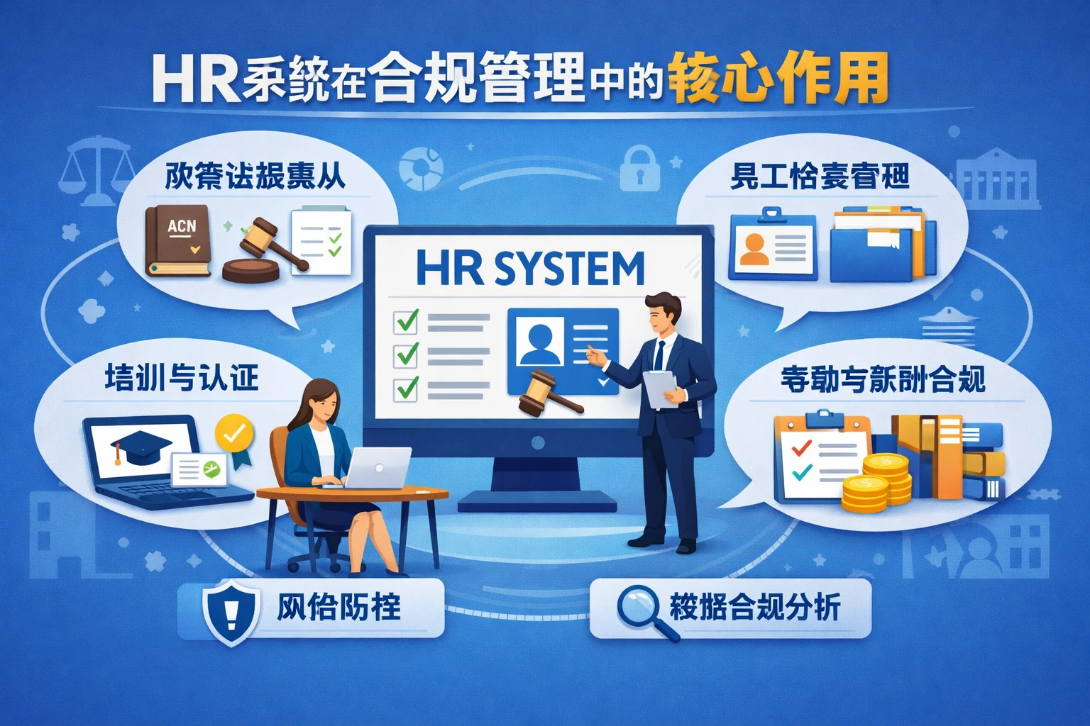 HR系统在合规管理中的核心作用