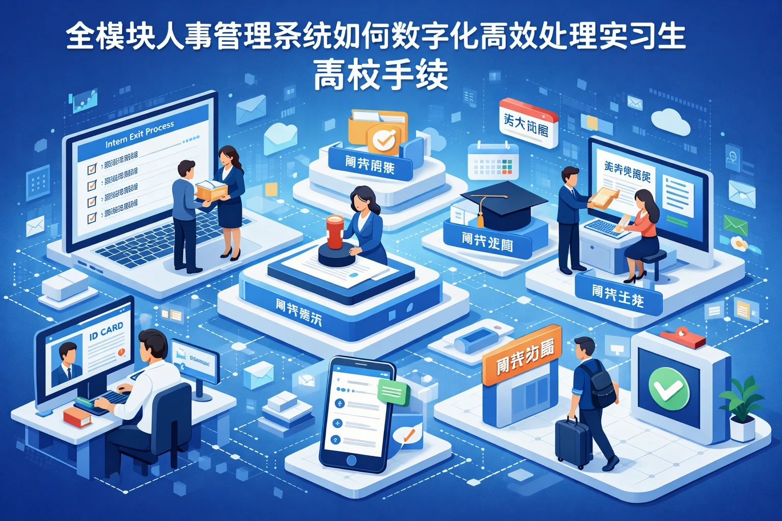 全模块人事管理系统如何数字化高效处理实习生离校手续