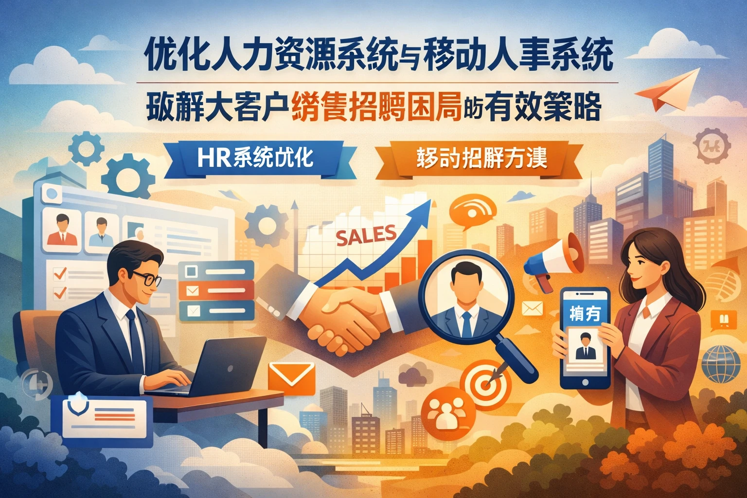 优化人力资源系统与移动人事系统：破解大客户销售招聘困局的有效策略