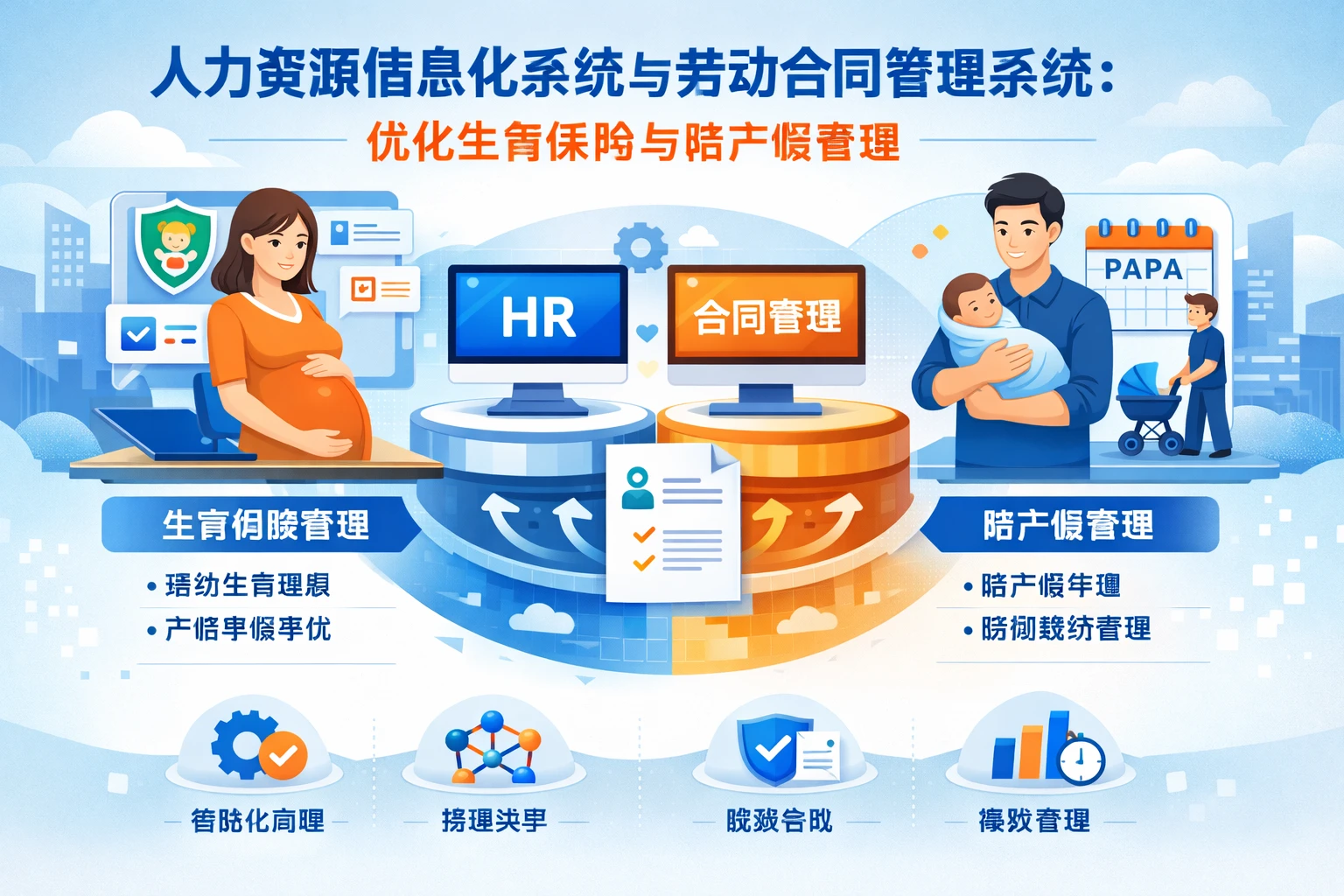 人力资源信息化系统与劳动合同管理系统：优化生育保险与陪产假管理