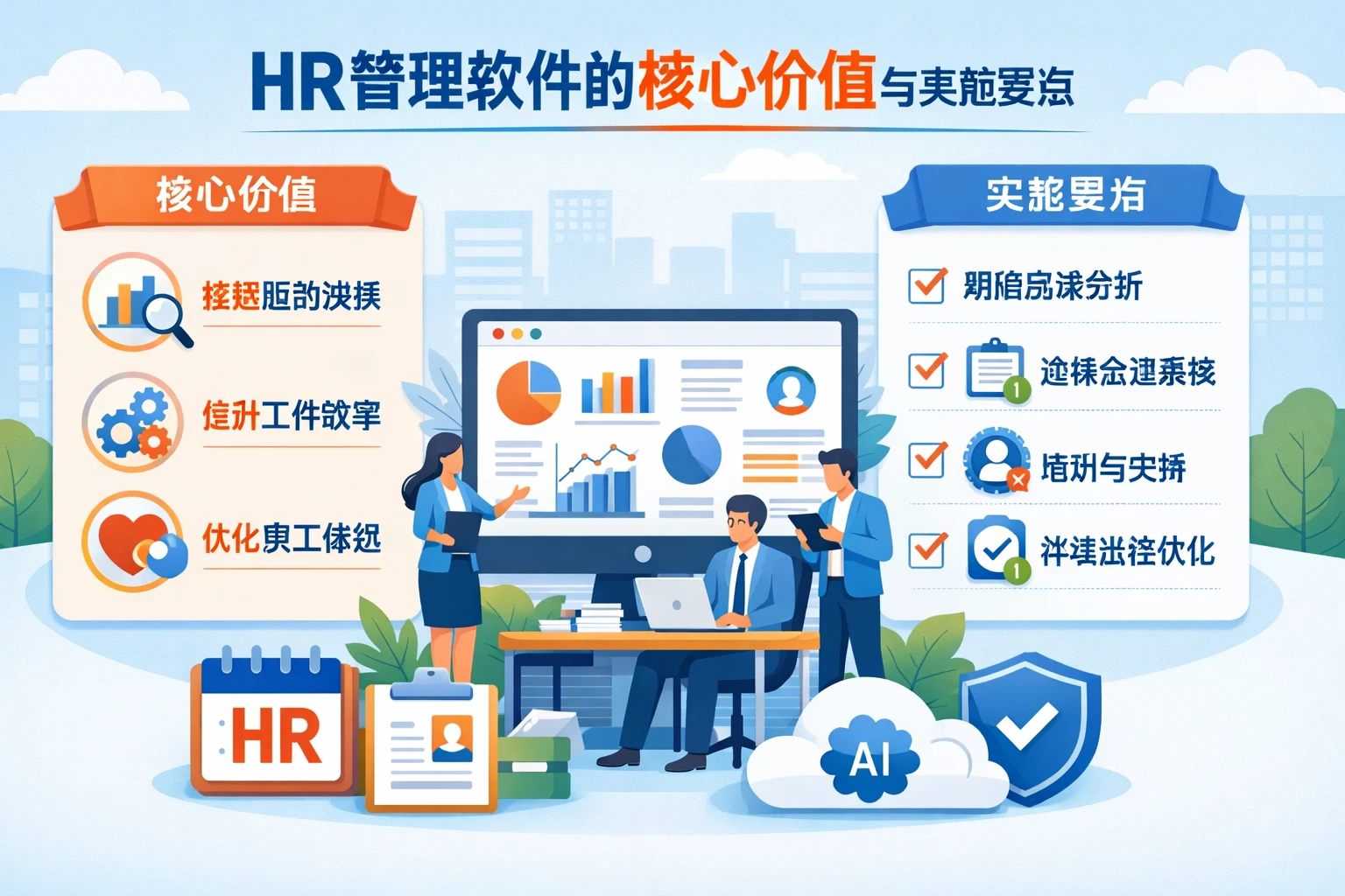 HR管理软件的核心价值与实施要点