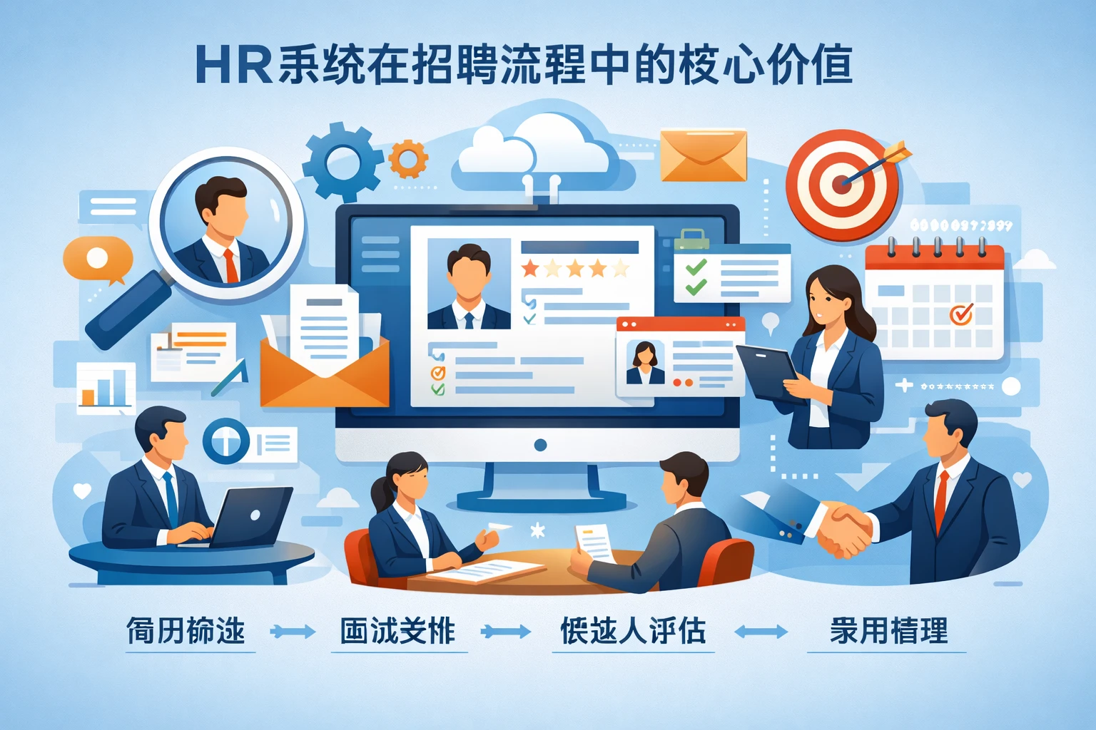 HR系统在招聘流程中的核心价值