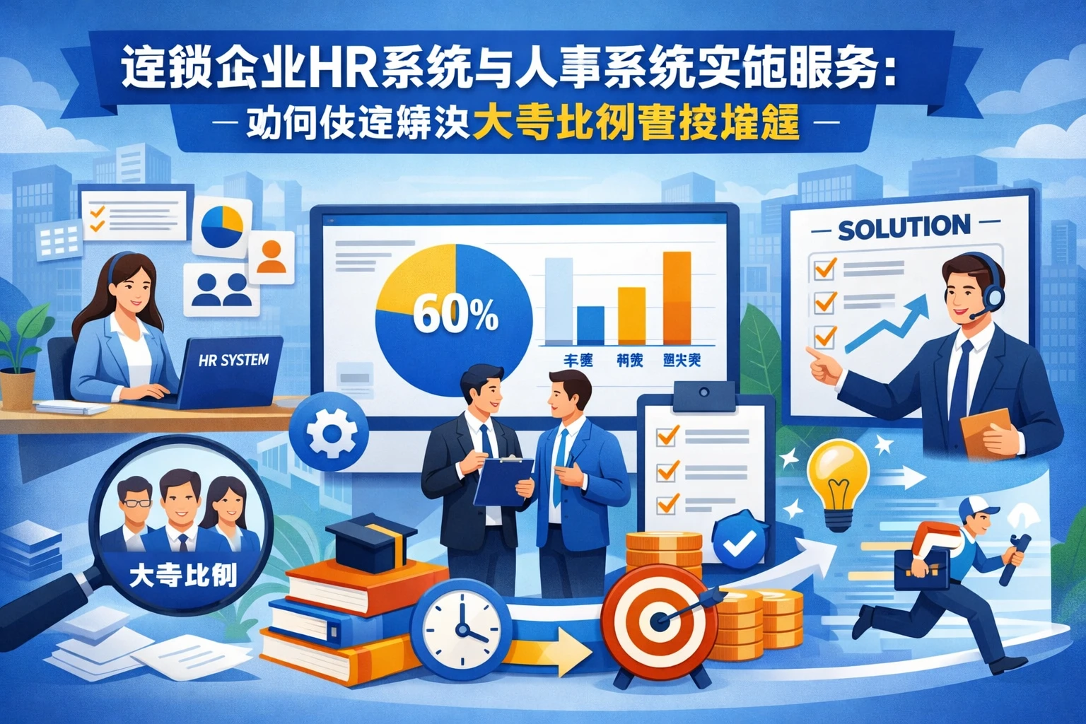 连锁企业HR系统与人事系统实施服务：如何快速解决大专比例管控难题