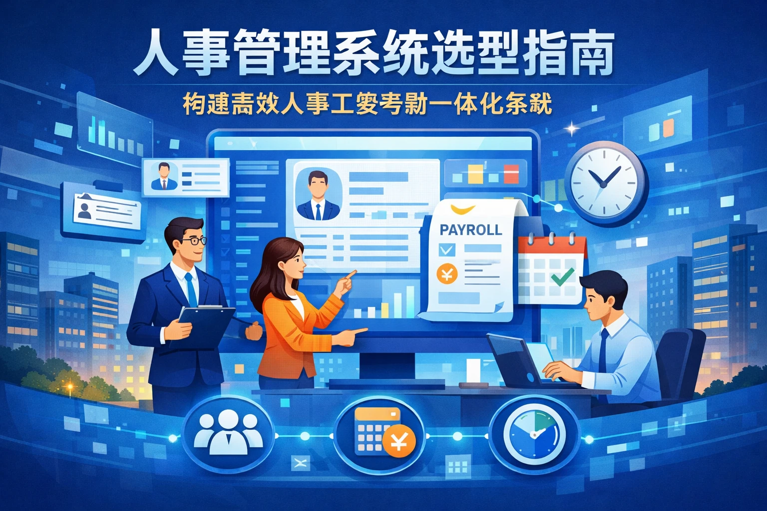 人事管理系统选型指南：构建高效人事工资考勤一体化系统