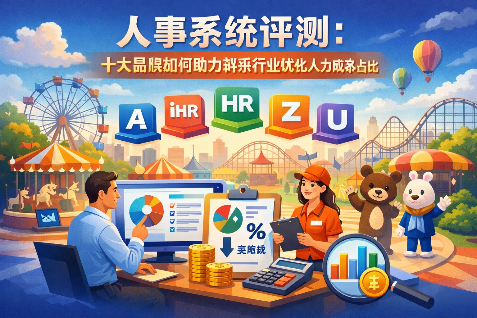 人事系统评测：十大品牌如何助力游乐行业优化人力成本占比