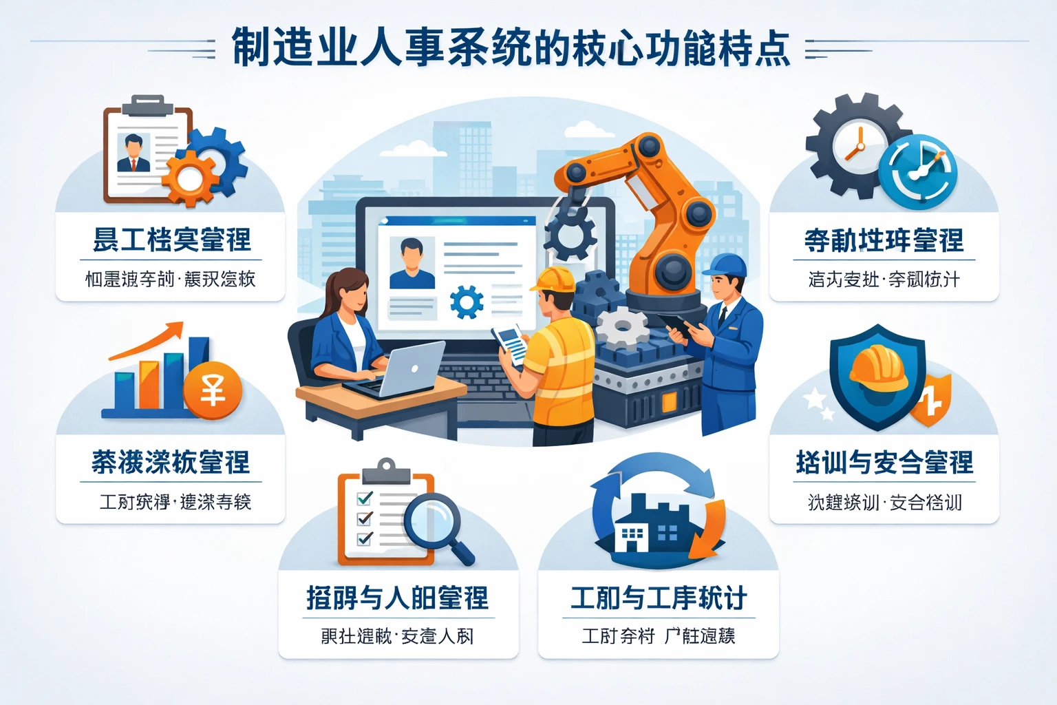 制造业人事系统的核心功能特点