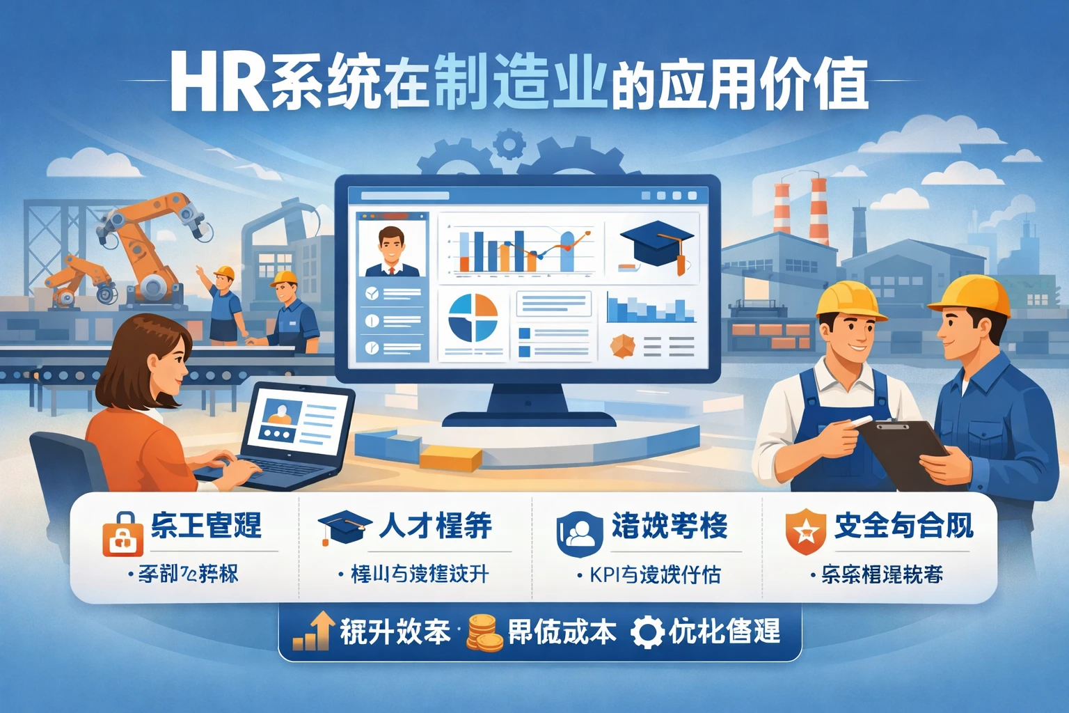 HR系统在制造业的应用价值