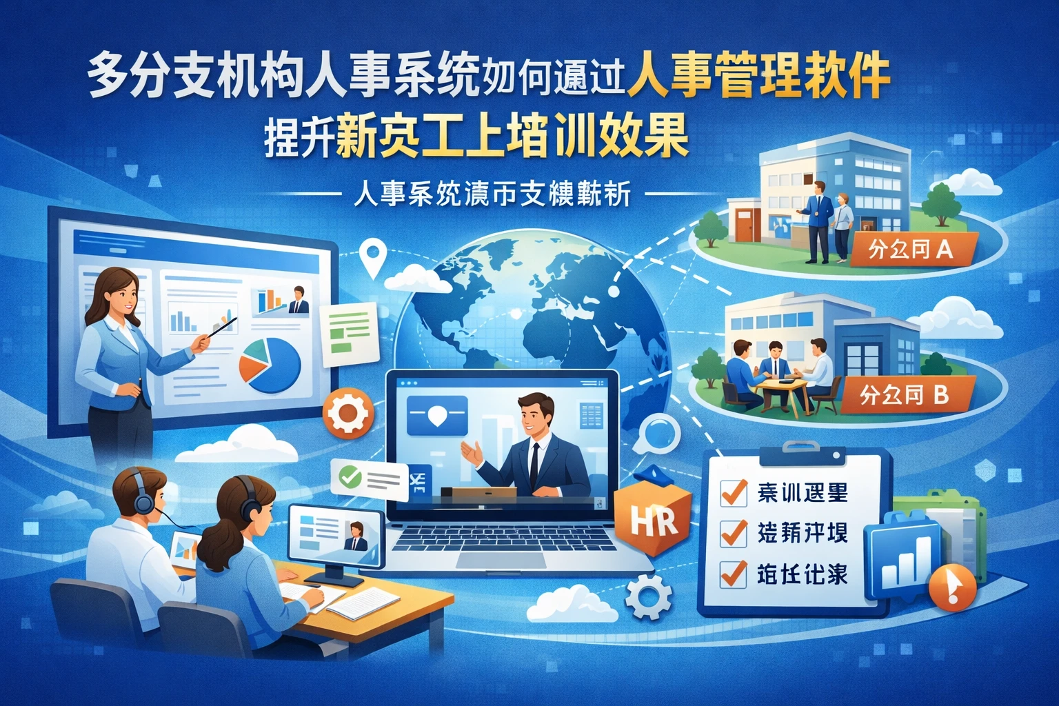 多分支机构人事系统如何通过人事管理软件提升新员工培训效果 - 人事系统演示关键解析