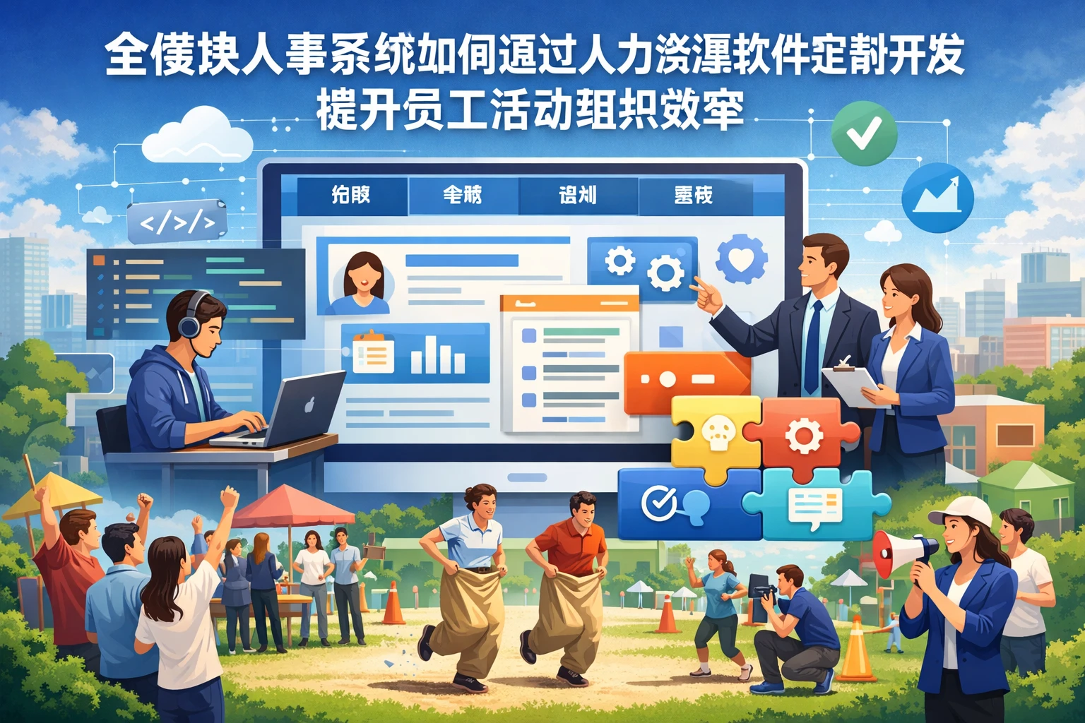 全模块人事系统如何通过人力资源软件定制开发提升员工活动组织效率