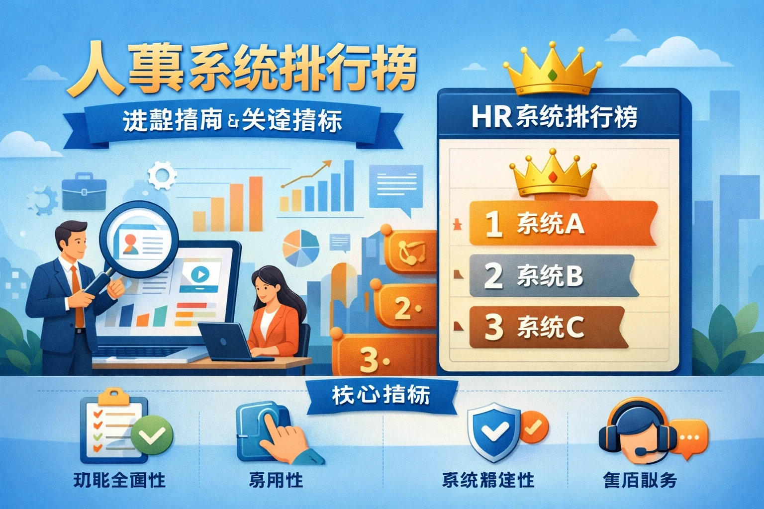 人事系统排行榜:选型指南与关键指标