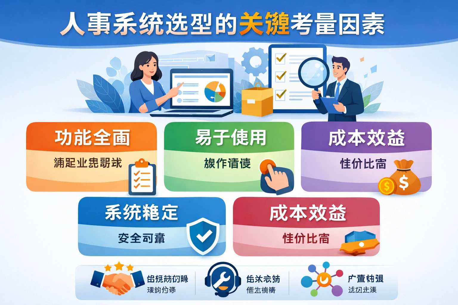 人事系统选型的关键考量因素