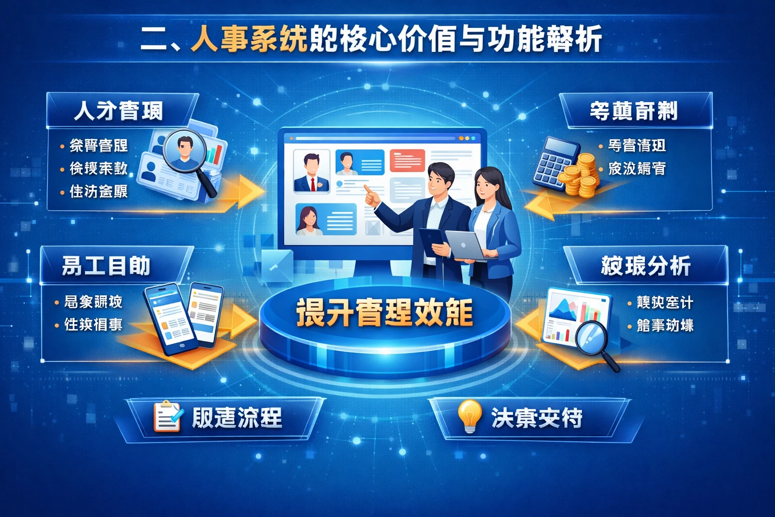 二、人事系统的核心价值与功能解析
