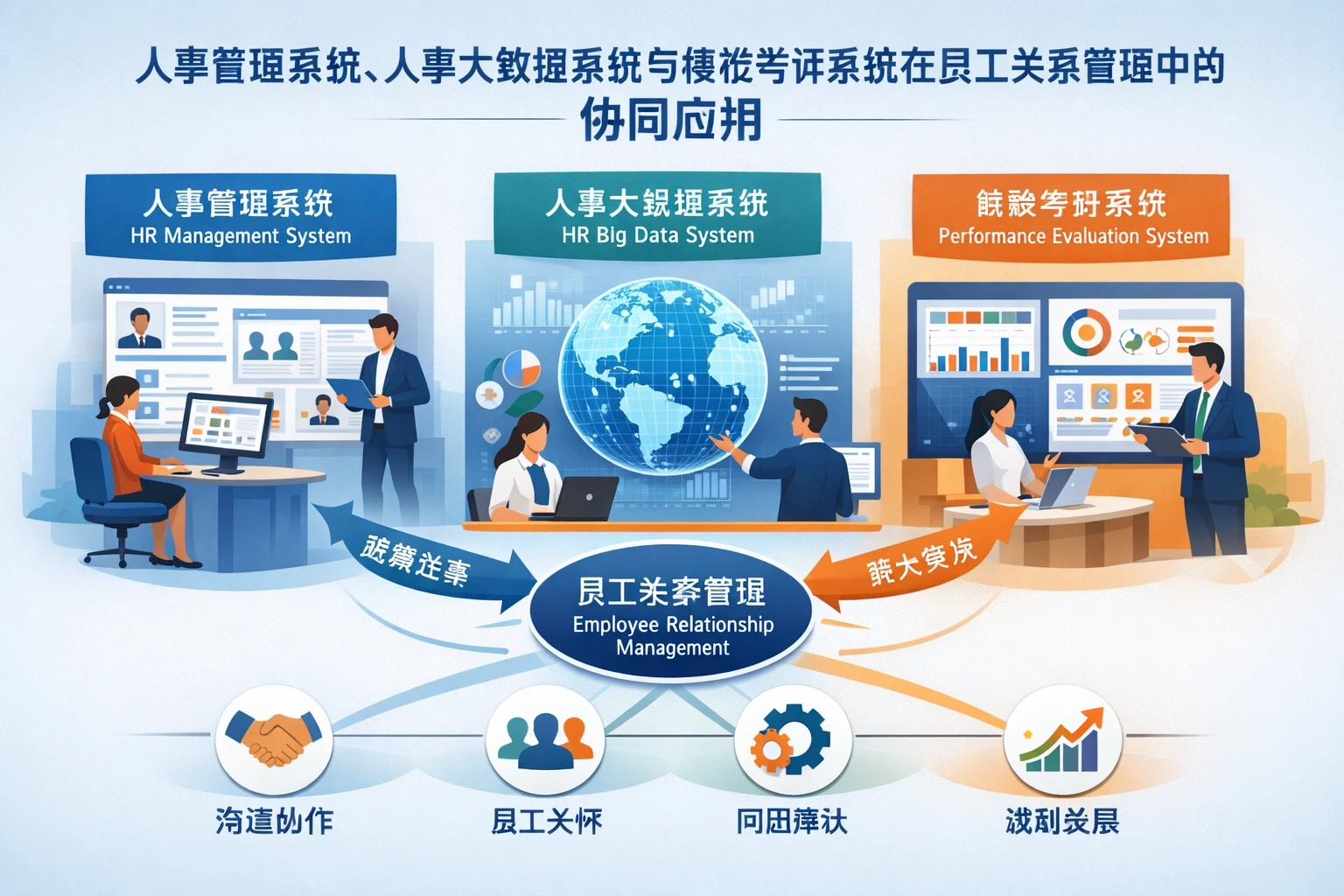 人事管理系统、人事大数据系统与绩效考评系统在员工关系管理中的协同应用