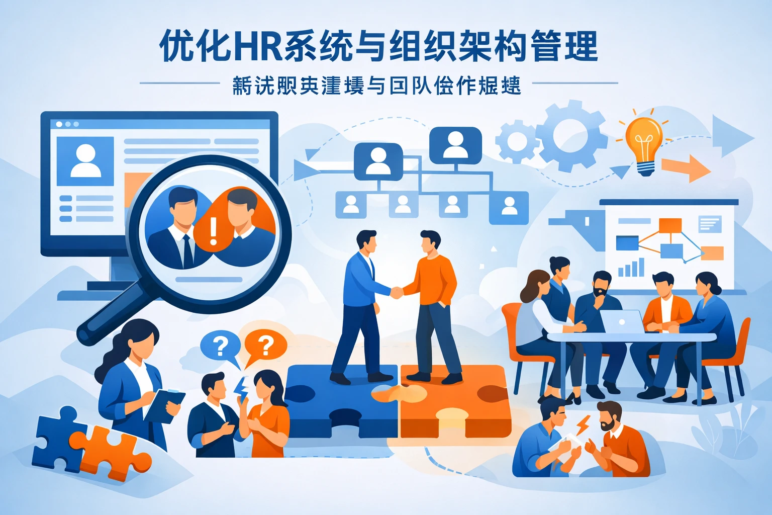 优化HR系统与组织架构管理：解决职责重叠与团队协作难题