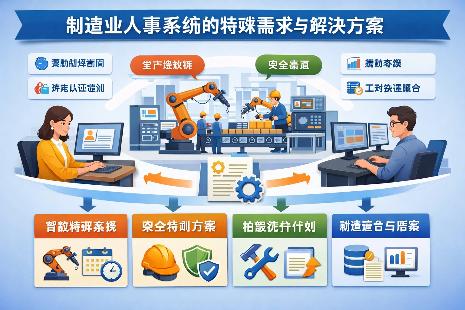 制造业人事系统的特殊需求与解决方案
