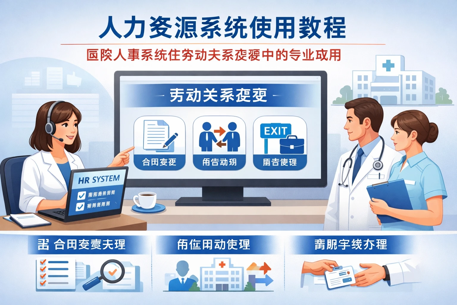 人力资源系统使用教程：医院人事系统在劳动关系变更中的专业应用
