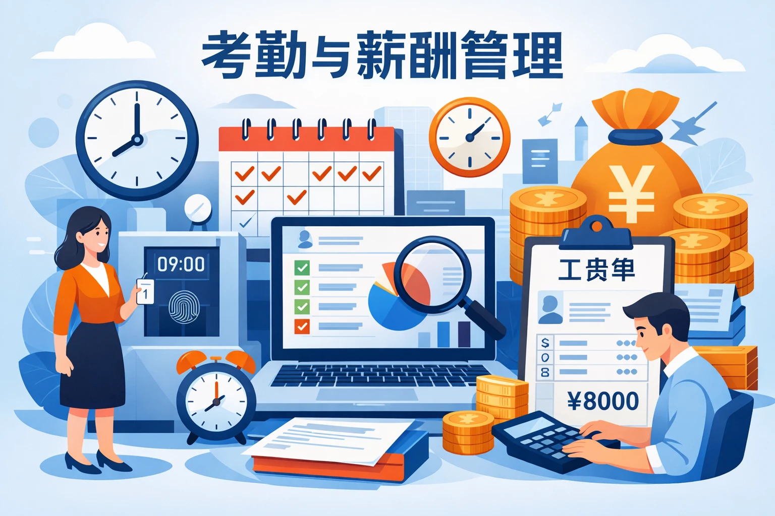 考勤与薪酬管理