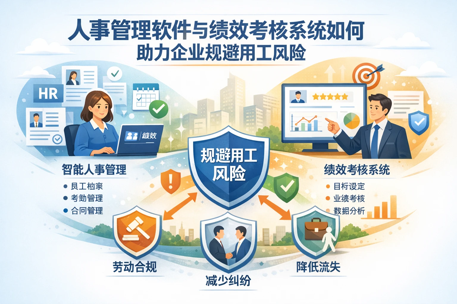 人事管理软件与绩效考核系统如何助力企业规避用工风险