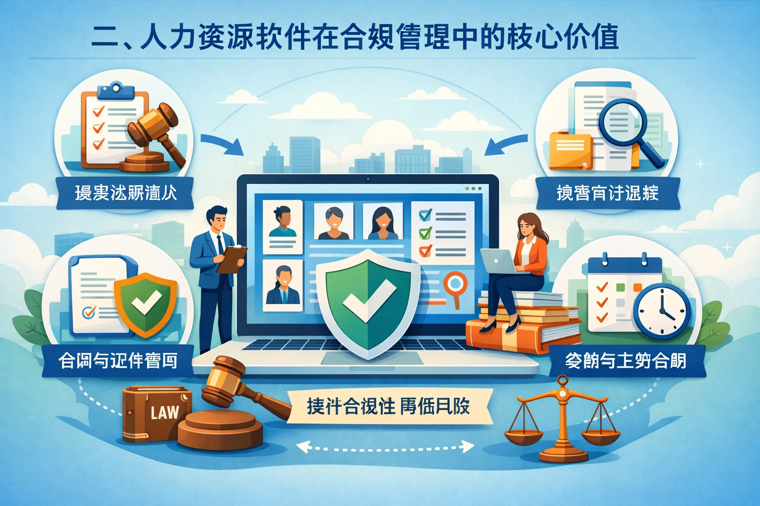 二、人力资源软件在合规管理中的核心价值