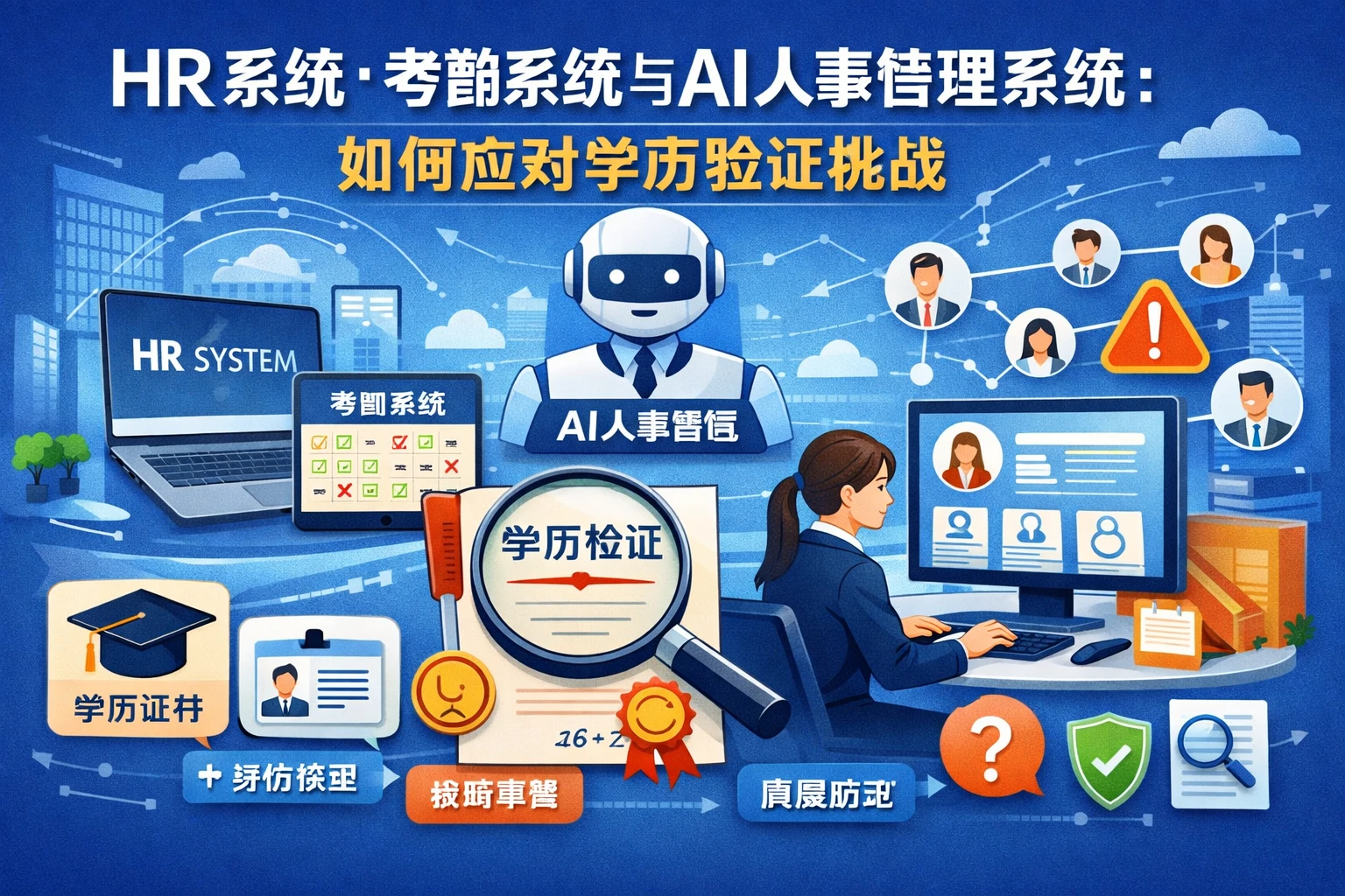 HR系统、考勤系统与AI人事管理系统：如何应对学历验证挑战