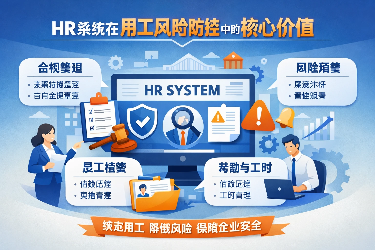 HR系统在用工风险防控中的核心价值