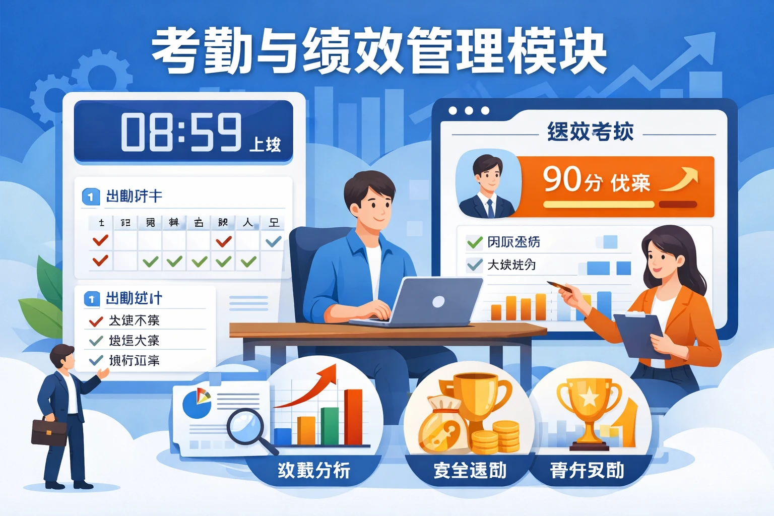 考勤与绩效管理模块