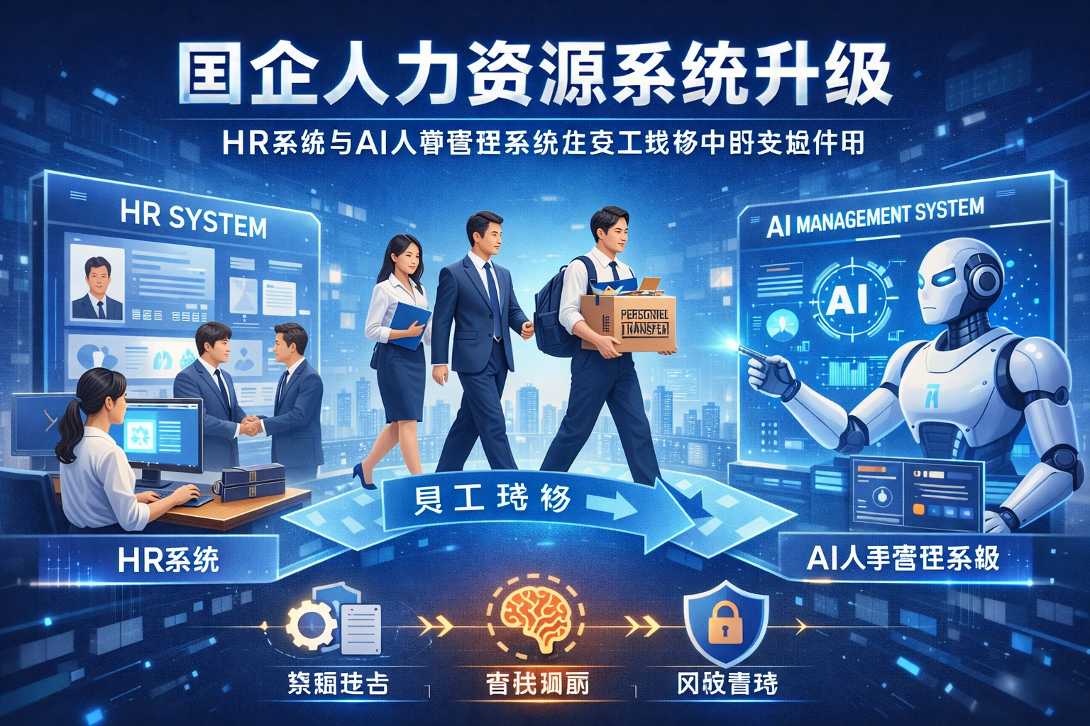 国企人力资源系统升级：HR系统与AI人事管理系统在员工转移中的关键作用