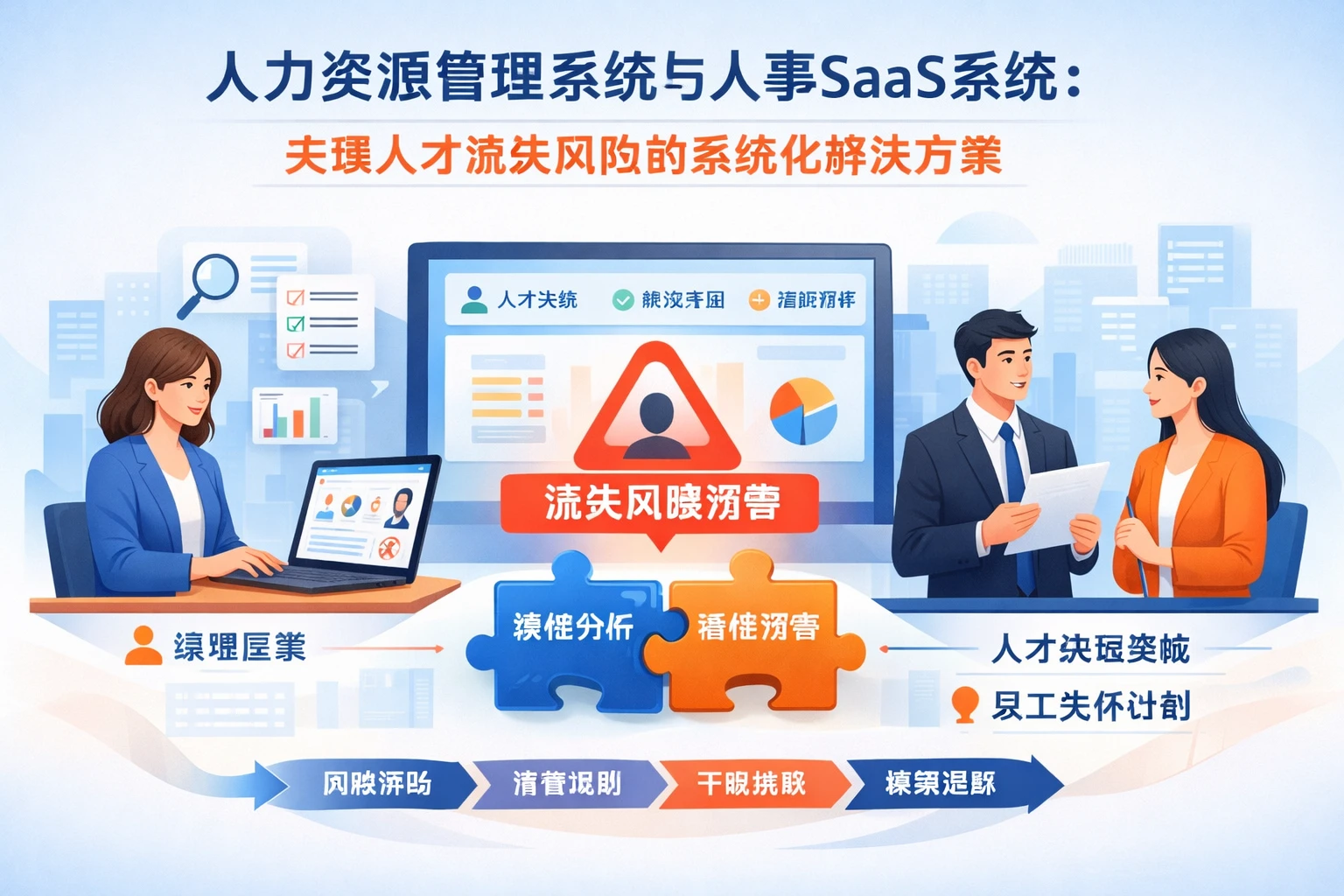 人力资源管理系统与人事SaaS系统：关键人才流失风险的系统化解决方案