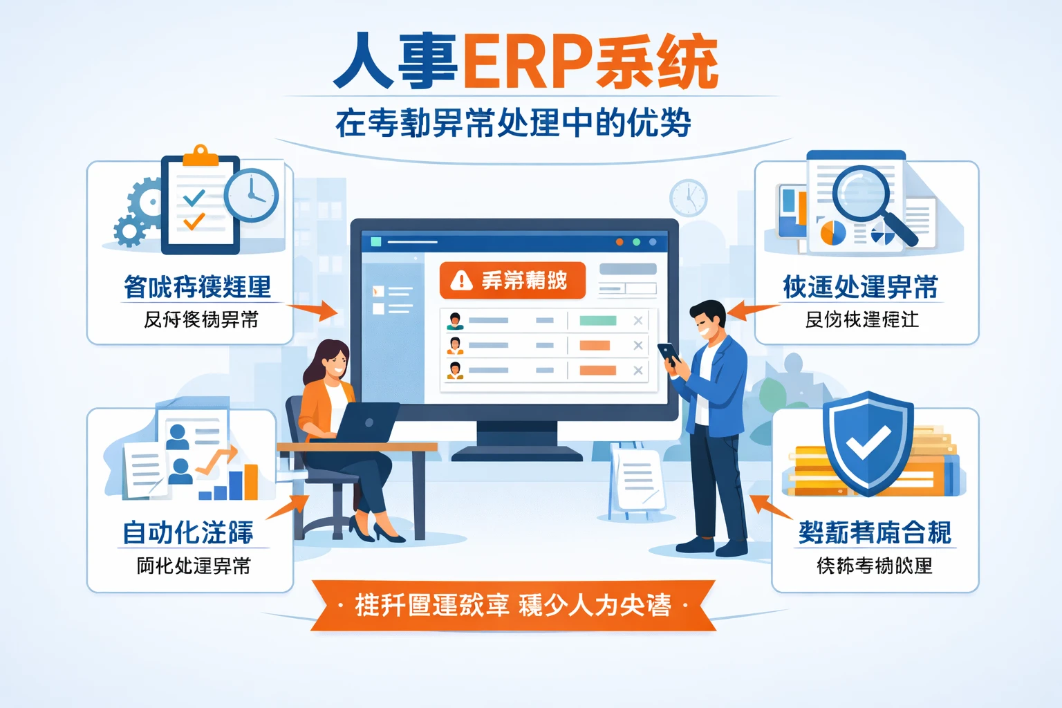 人事ERP系统在考勤异常处理中的优势