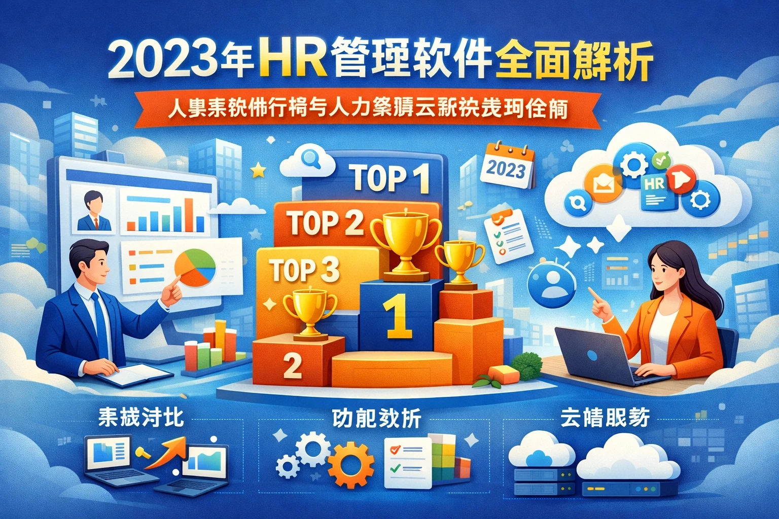 2023年HR管理软件全面解析：人事系统排行榜与人力资源云系统选购指南