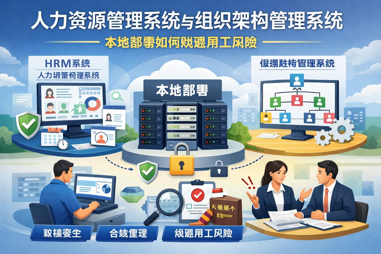 人力资源管理系统与组织架构管理系统：本地部署如何规避用工风险