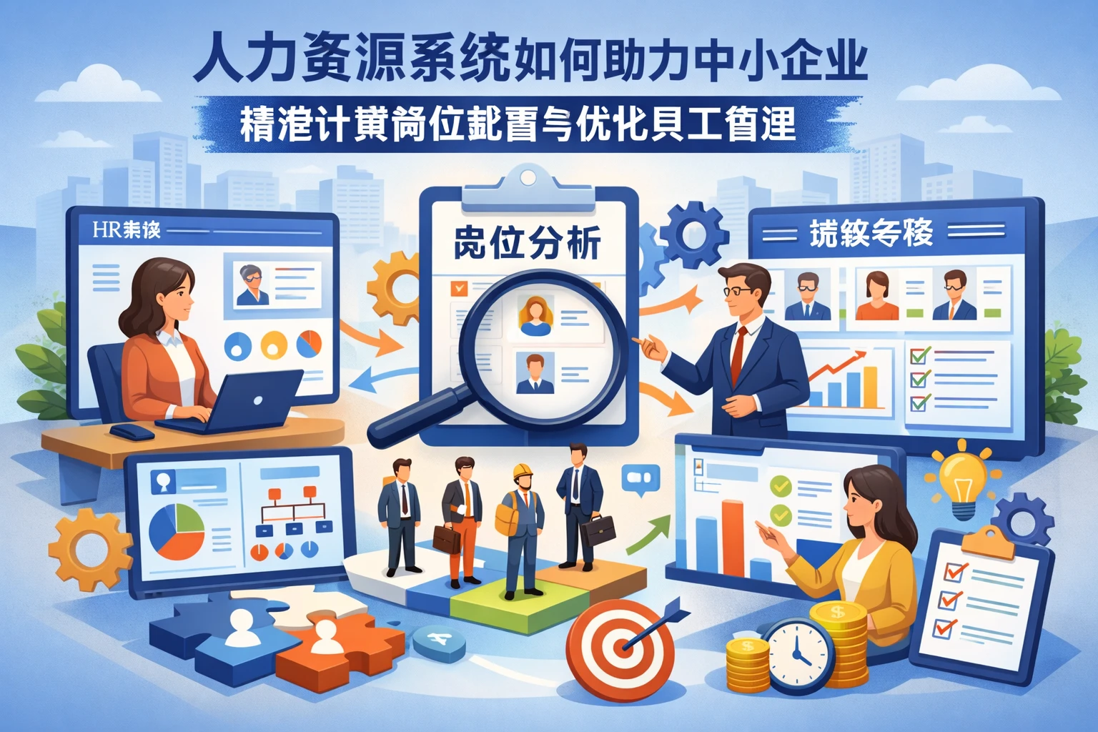 人力资源系统如何助力中小企业精准计算岗位配置与优化员工管理