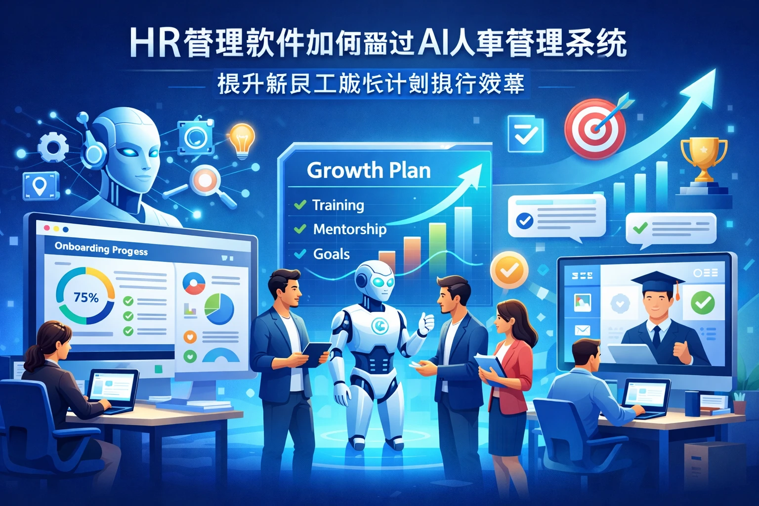 HR管理软件如何通过AI人事管理系统提升新员工成长计划执行效率