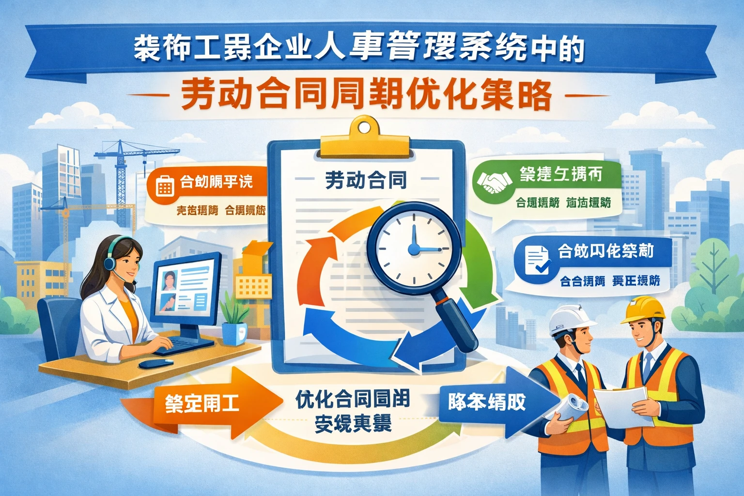 装饰工程企业人事管理系统中的劳动合同周期优化策略