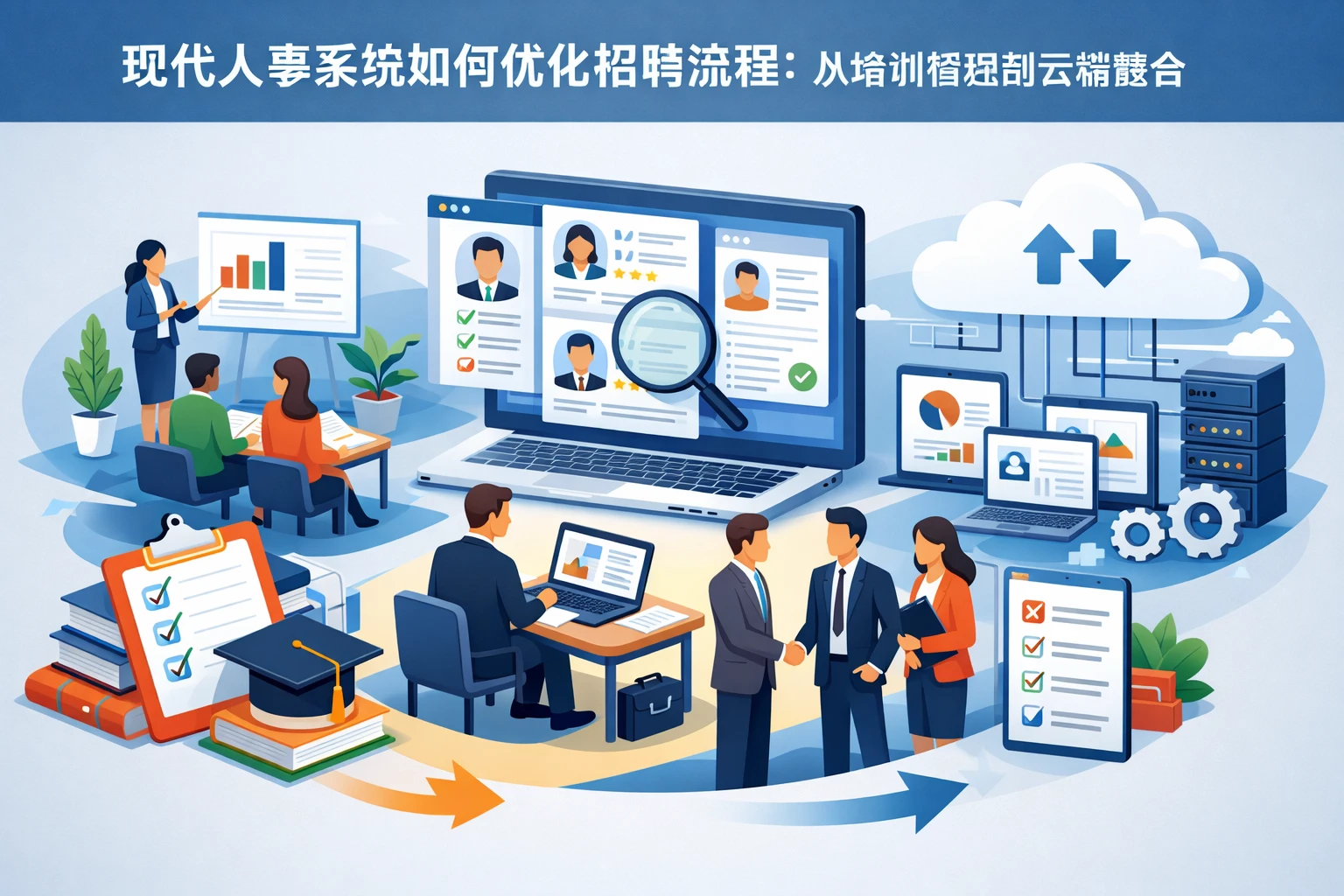 现代人事系统如何优化招聘流程:从培训管理到云端整合