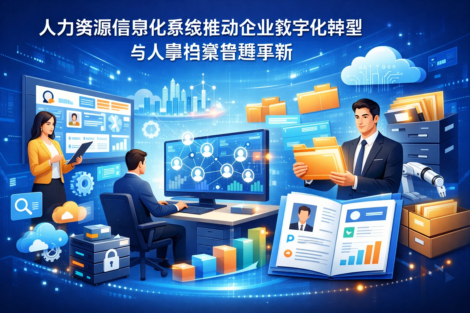 人力资源信息化系统推动企业数字化转型与人事档案管理革新