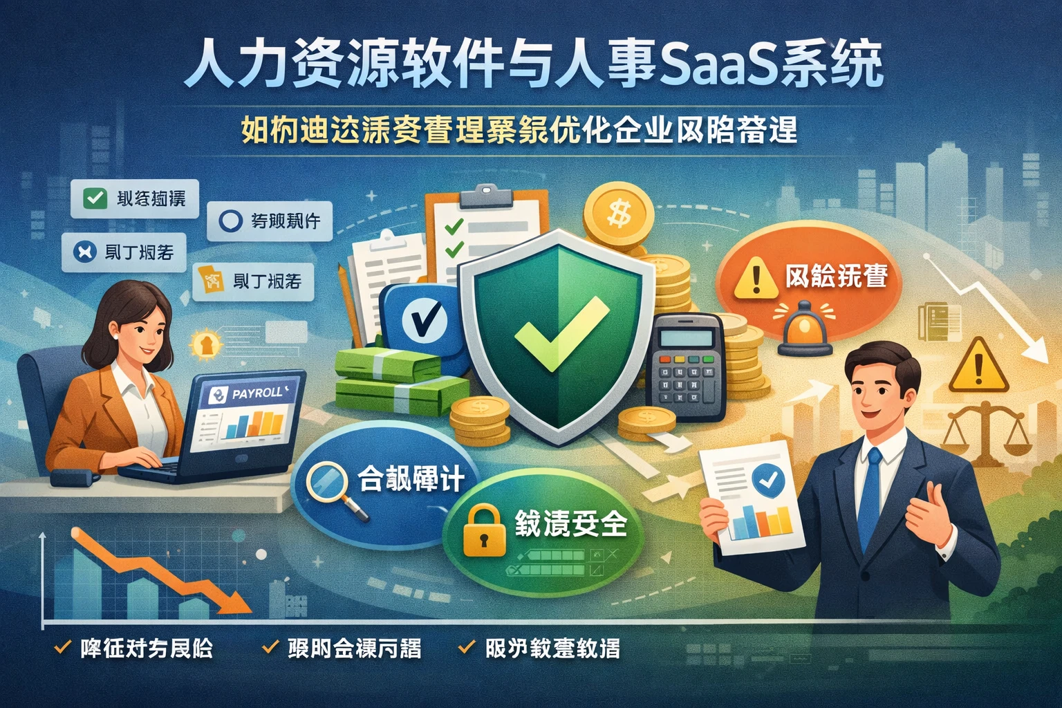 人力资源软件与人事SaaS系统如何通过薪资管理系统优化企业风险管理