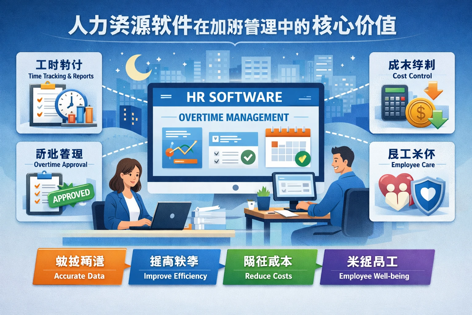 人力资源软件在加班管理中的核心价值