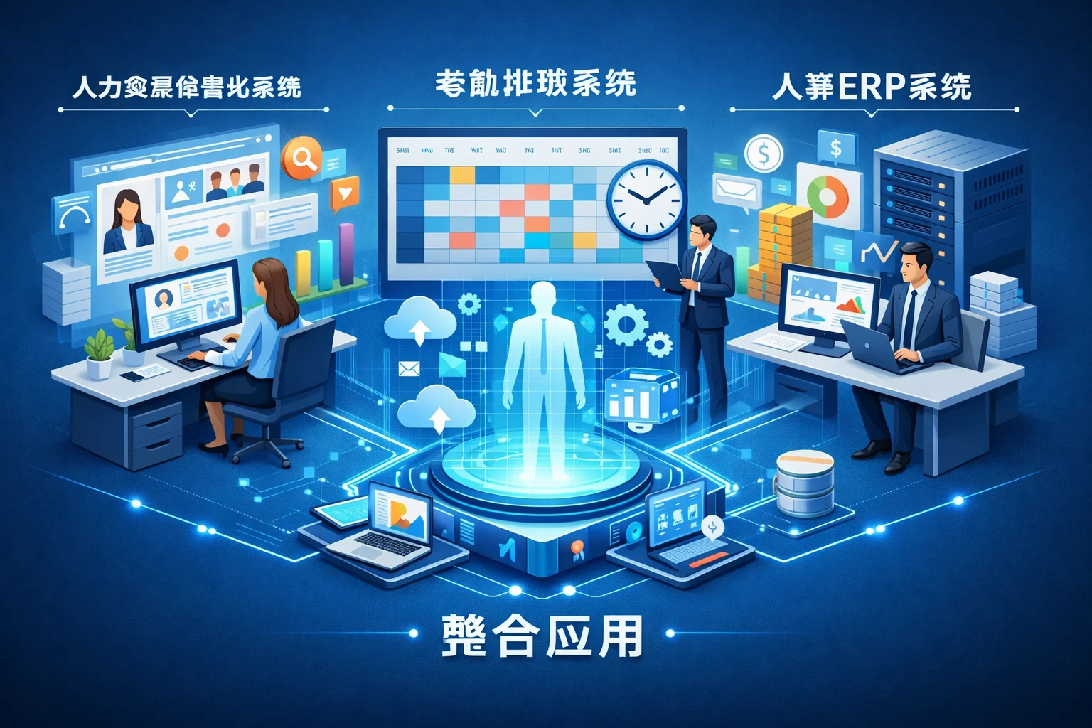 人力资源信息化系统、考勤排班系统与人事ERP系统的整合应用